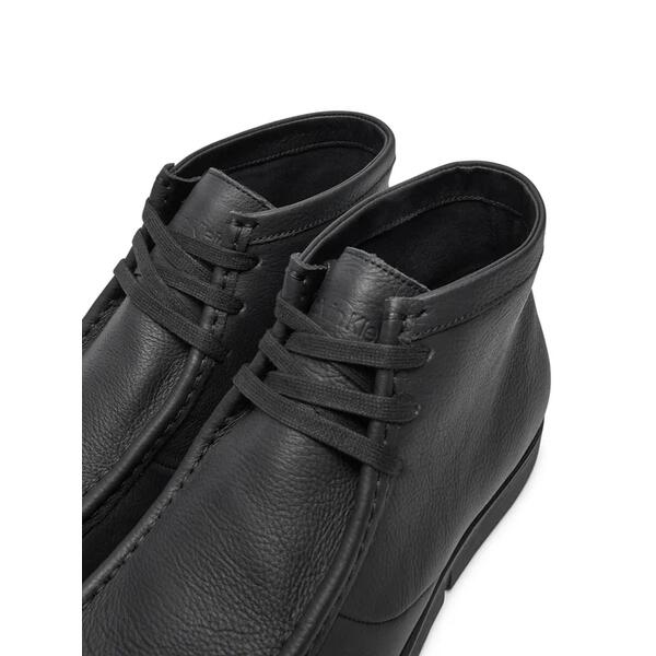 Ανδρικά Μποτάκια Calvin Klein Demi Boot Apron Lace up Lth Black HM0HM01583-BEH