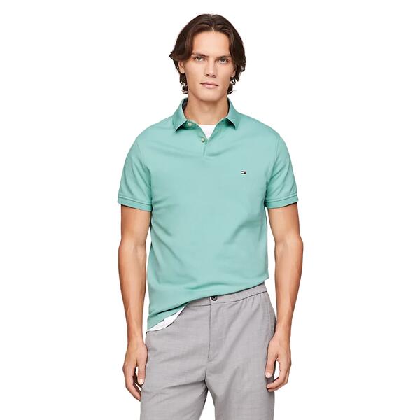 Ανδρικό Polo Tommy Hilfiger 1985 Regular Polo Tradewinds Aqua MW0MW17770-C00