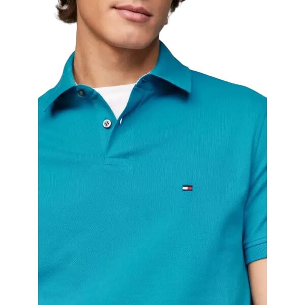 Ανδρικό Polo Tommy Hilfiger 1985 Regular Polo Surf Blue MW0MW17770-CX6