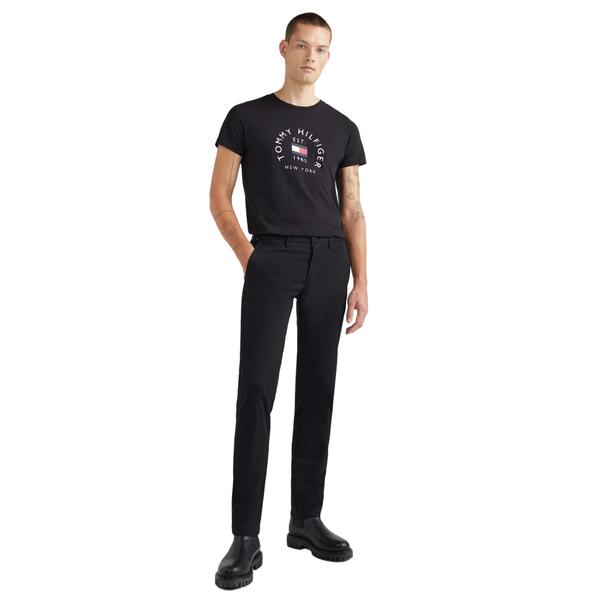 Ανδρικό Παντελόνι Tommy Hilfiger Bleecker Chino 1985 Pima Cotton October Black MW0MW26619-BDS32