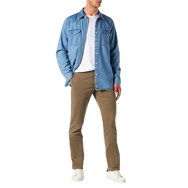 Ανδρικό Παντελόνι Tommy Hilfiger Denton Th Flex Satin Gmdc Desert Khaki MW0MW26838-GWJ34 Ανδρικό Παντελόνι Tommy Hilfiger Denton Th Flex Satin Gmdc Desert Khaki MW0MW26838-GWJ34