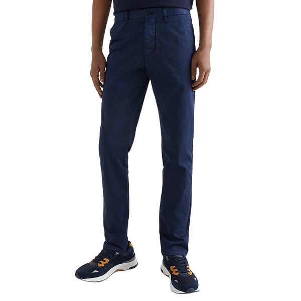 Ανδρικό Παντελόνι Tommy Hilfiger Bleecker Th Flex Satin Gmd Desert Sky MW0MW26839-DW534