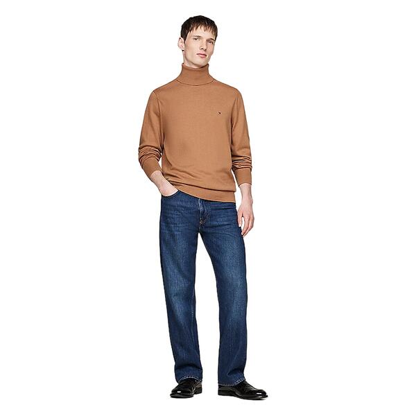 Ανδρικό Πουλόβερ Tommy Hilfiger Pima Org Cashmere Roll Neck Safari Canvas MW0MW28048-RBC