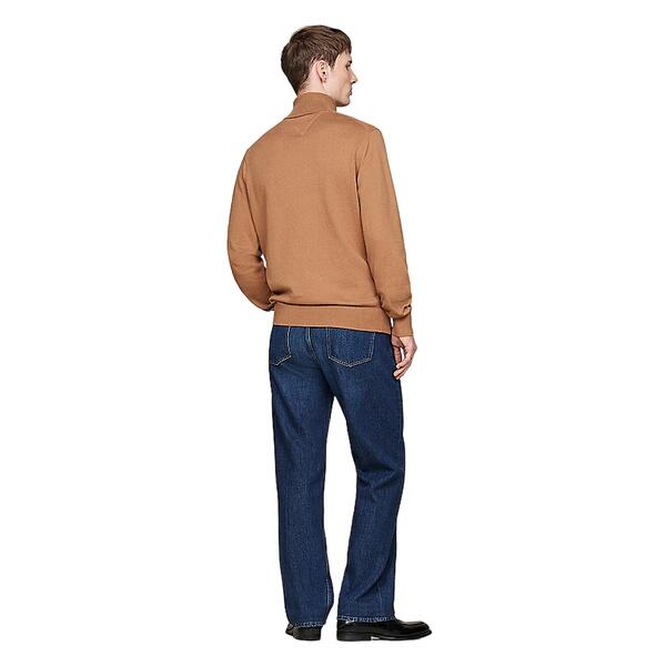 Ανδρικό Πουλόβερ Tommy Hilfiger Pima Org Cashmere Roll Neck Safari Canvas MW0MW28048-RBC
