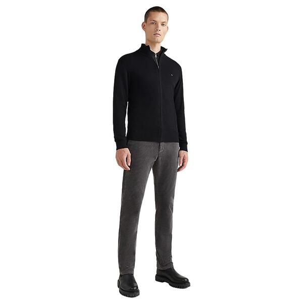 Ανδρική Ζακέτα Tommy Hilfiger Pima Org Ctn Cashmere Zip Thru Black MW0MW28050-BDS