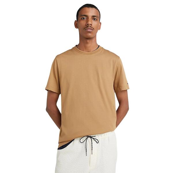 Ανδρικό T-Shirt Tommy Hilfiger Dc Essential Mercerized Tee Countryside Khaki MW0MW30044-GW8