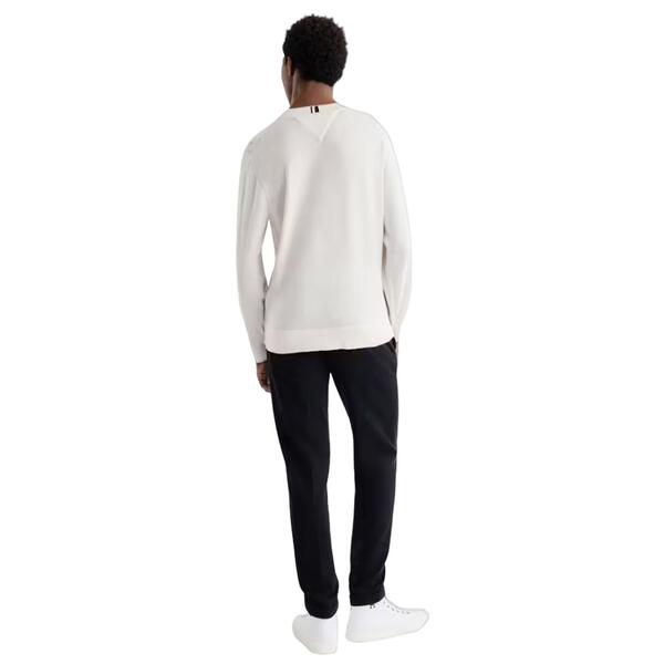 Ανδρικό Πουλόβερ Tommy Hilfiger Monotype Graphic Crew Neck Weathered White MW0MW31584-AC0