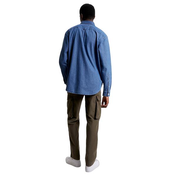 Ανδρικό Πουκάμισο Tommy Hilfiger Denim Shirt Medium Indigo MW0MW32828-1BB