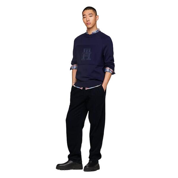 Ανδρικό Πουλόβερ Tommy Hilfiger Monogram Crew Neck Desert Sky MW0MW33085-DW5