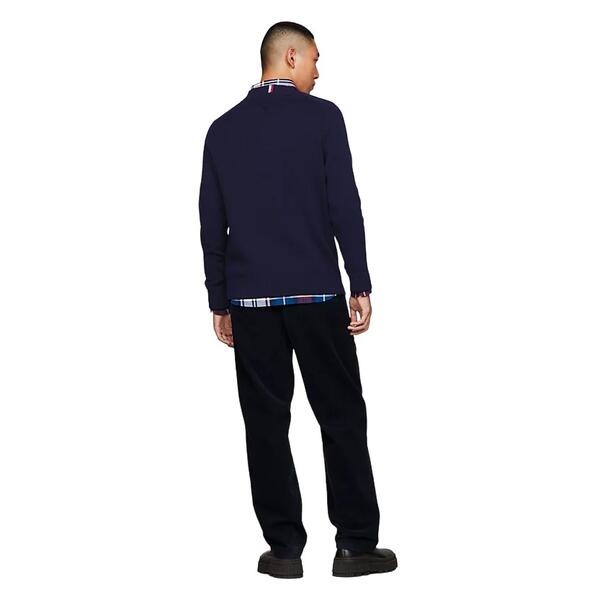 Ανδρικό Πουλόβερ Tommy Hilfiger Monogram Crew Neck Desert Sky MW0MW33085-DW5