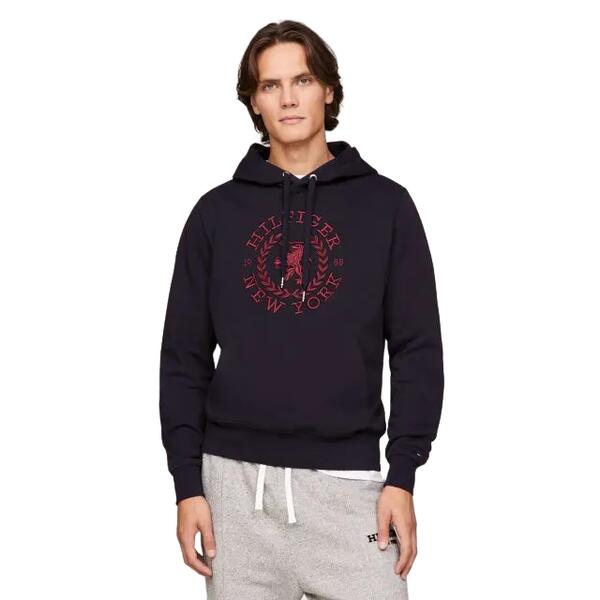 Ανδρικό Φούτερ Tommy Hilfiger Big Icon Crest Hoodie Desert Sky MW0MW33650-DW5