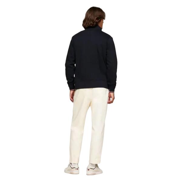 Ανδρική Ζακέτα Tommy Hilfiger Tommy Logo Mix Media Stand Zip Desert Sky MW0MW33652-DW5