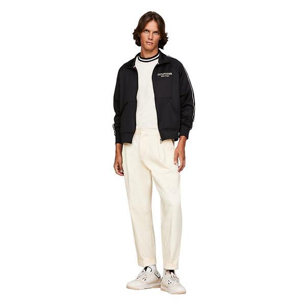 Ανδρική Ζακέτα Tommy Hilfiger Monotype Trach Zip Through Black MW0MW33716-BDS