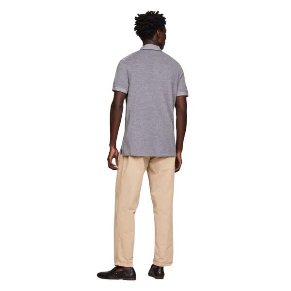 Ανδρικό Polo Tommy Hilfiger Dc Oxford Modal Regular Polo Desert Sky / White MW0MW34756-0GZ