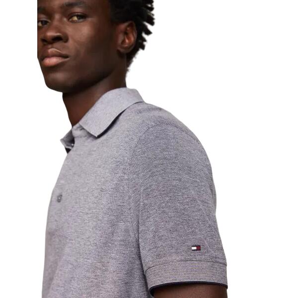 Ανδρικό Polo Tommy Hilfiger Dc Oxford Modal Regular Polo Desert Sky / White MW0MW34756-0GZ