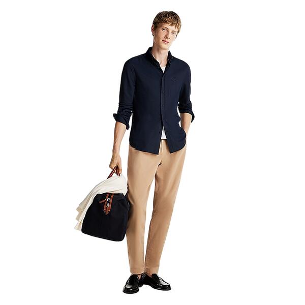 Αντρικό Πουκάμισο Tommy Hilfiger Perfomance Oxf Pique Prt Night Sky Prt MW0MW37607-0GY