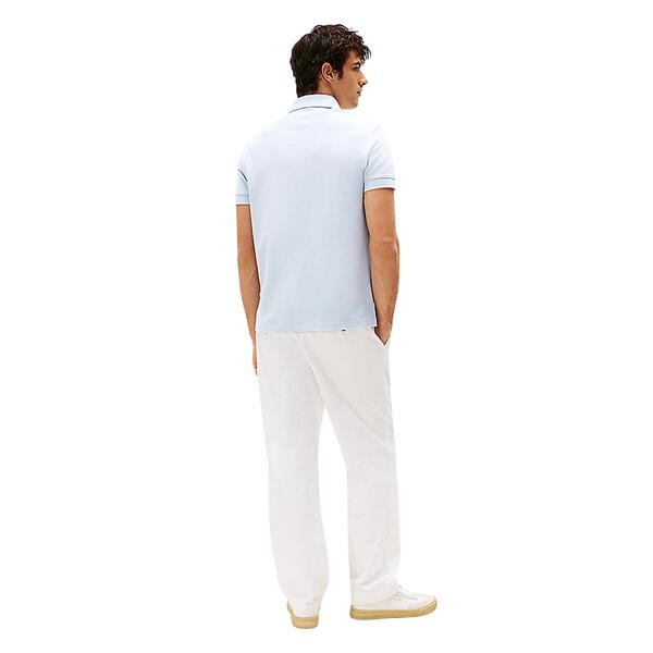 Ανδρικό Polo Tommy Hilfiger Tonal Monotype Reg Breezy Blue MW0MW38456-C1O