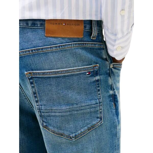 Ανδρικό Τζιν Τommy Hilfiger Straight Denton Pstr Isle Blue MW0MW38814-1BA32