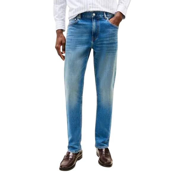 Ανδρικό Τζιν Τommy Hilfiger Straight Denton Pstr Isle Blue MW0MW38814-1BA32