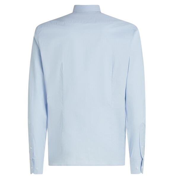 Ανδρικό Πουκάμισο Tommy Hilfiger Cl Stch Pop Ctrst Shirt Prkf Breezy Blue MW0MW39279-C1OR