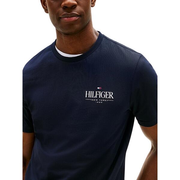 Ανδρικό T-Shirt Tommy Hilfiger Stack Tee Desert Sky MW0MW39355-DW5