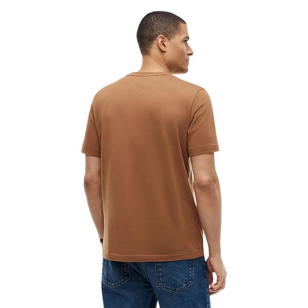 Ανδρικό T-shirt Tommy Hilfiger Ess Seasonal Reg Fit Solid Tee Timeless Tawny MW0MW39995-GVH
