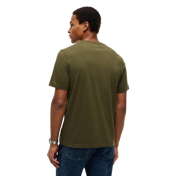 Ανδρικό T-shirt Tommy Hilfiger Ess Seasonal Reg Fit Solid Tee Huntsman Green MW0MW39995-MT1