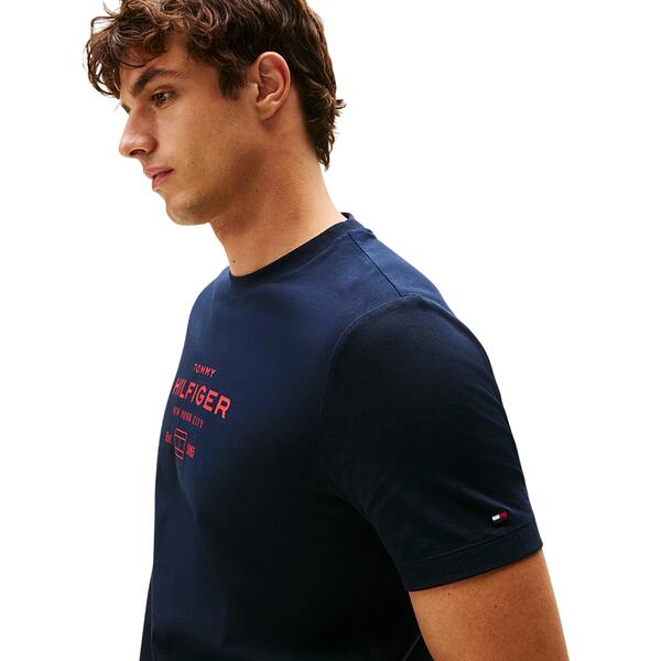 Ανδρικό T-Shirt Tommy Hilfiger Stack Graphic Tee MW0MW40002-DW5