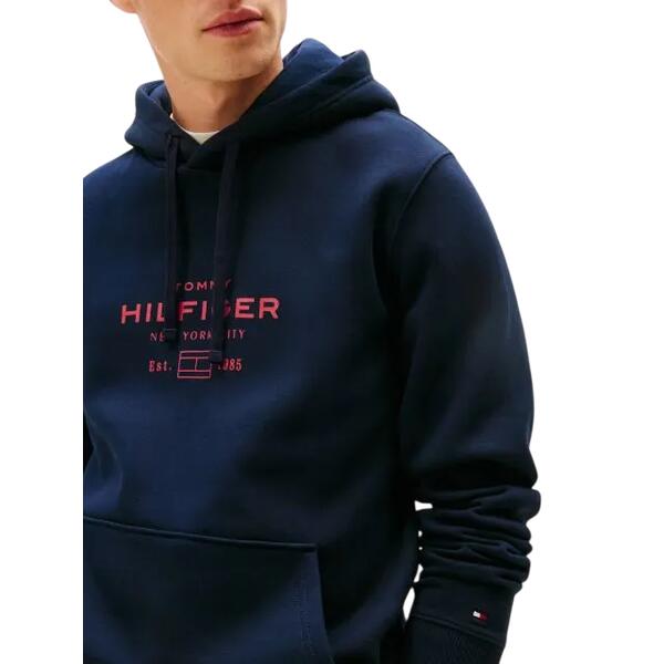 Ανδρικό Φούτερ Tommy Hilfiger Oval Graphic Hoodie Desert Sky MW0MW40864-DW5