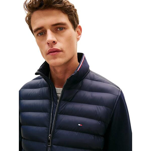 Ανδρικό Μπουφάν Tommy Hilfiger Mix Media Ess Rwb Stand Collar Desert Sky