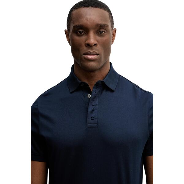 Ανδρικό Polo Tommy Hilfiger Hidden Placket Detail Reg Polo Highland Dark Night Navy MW0MW41611-C1G
