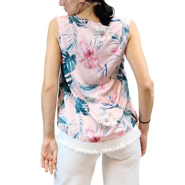 My Tiffany Floral Top in Pink S18T4148