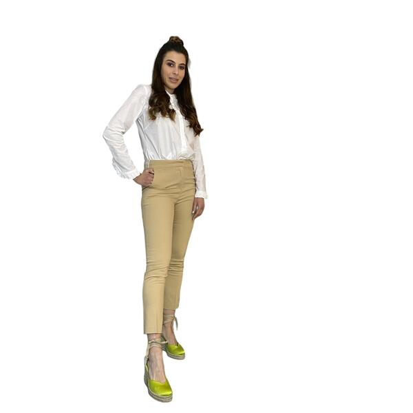 Γυναικείο Παντελόνι My T Wearables Beige S22T5001-BEIGE