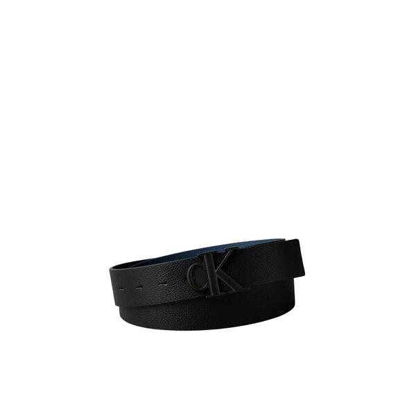 Ανδρική Ζώνη Calvin Klein Monogram Buckle 35mm ADJ/REV Black / Moonlit Ocean LV04D7017G-D1M