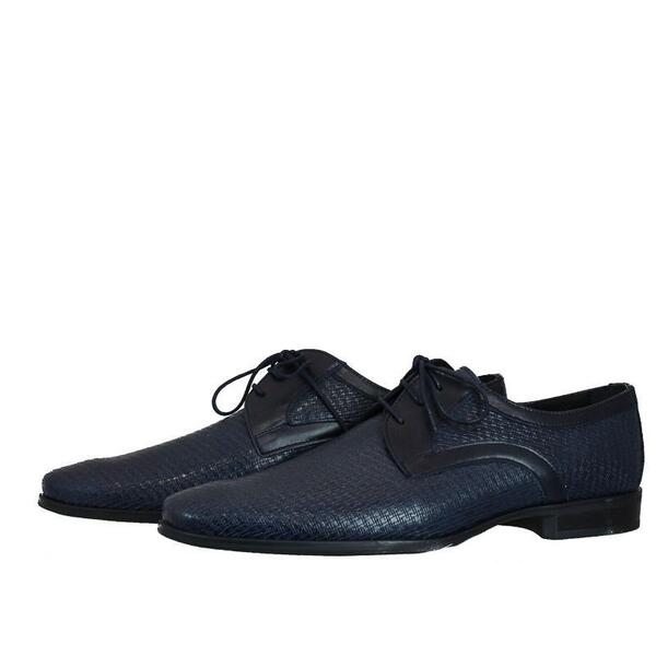 Δερμάτινα Παπούτσια Oxford Mainstone Blue 537M