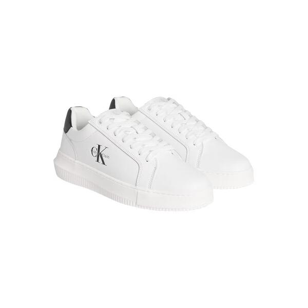 Ανδρικά Sneakers Calvin Klein Chunky Cupsole Mono Lth Bright White Black YM0YM01317-0LD