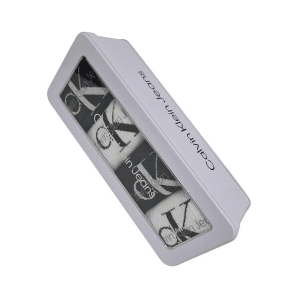 Γυναικείες Κάλτσες Calvin Klein 4p Giftbox Logo Black White 701229462-001