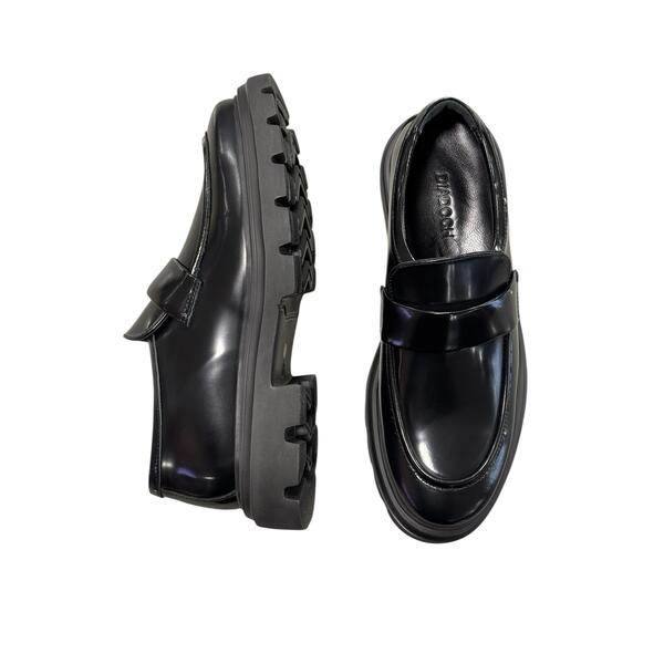 Ανδρικά Loafers Diadoch Hancrafted  Leather Black 2424-BLK