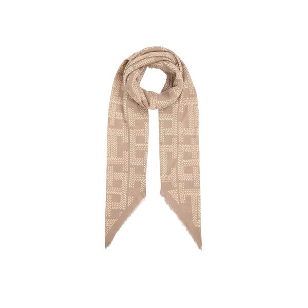 Γυναικείο Φουλάρι Tommy Hilfiger Monogram Square Beige AW0AW16648-AEG