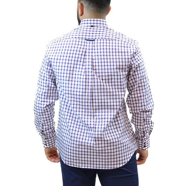 Pierre Cardin Checked Shirt in White PC0718506-2