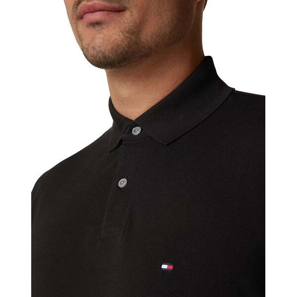 Ανδρικό Polo Tommy Hilfiger 1985 Regular Ls Black MW0MW20183-BDS