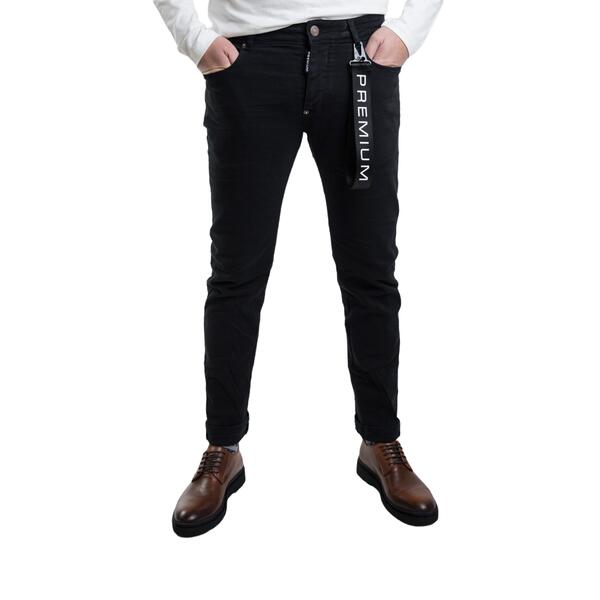 Ανδρικό Jean Premium Cortona 1672 black denim CORTONA-1672-BLACK_DENIM