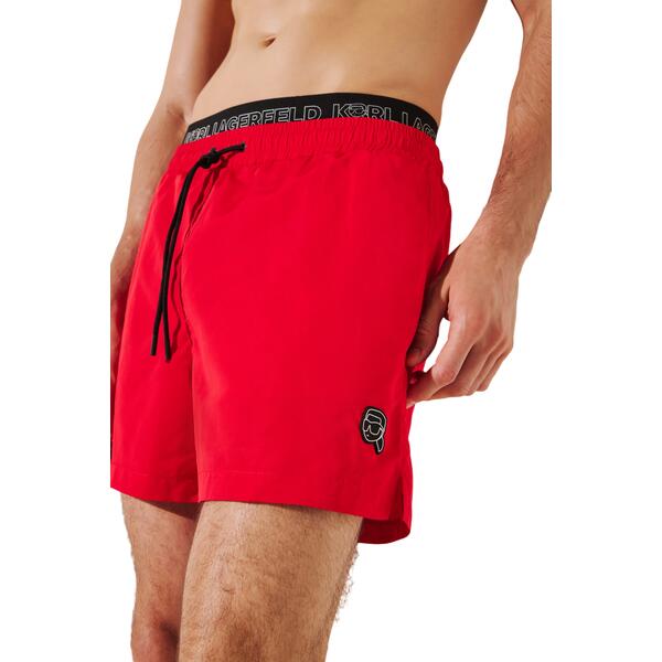 Ανδρικό Μαγιό Karl Lagerfeld Ikon Elastic Boardshorts Grenadine A1M46058-B14