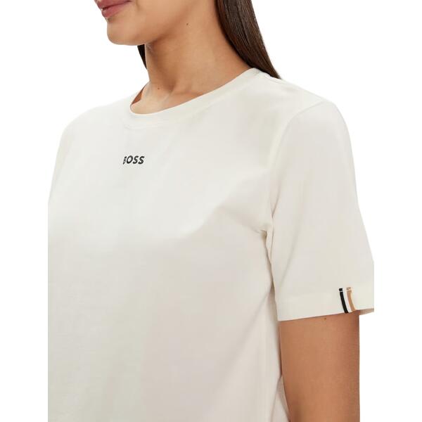 Γυναικείο T-shirt Βοss Ci White 50510322-119