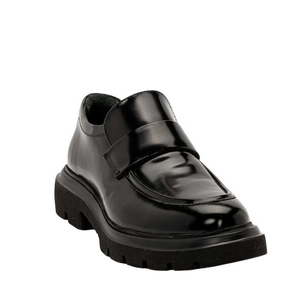 Ανδρικά Loafers Diadoch Hancrafted  Leather Black 2424-BLK