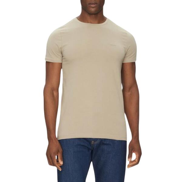 Ανδρικό T-shirt Calvin Klein Stretch Slim Fit T-shirt Aluminum K10K112724-PAH