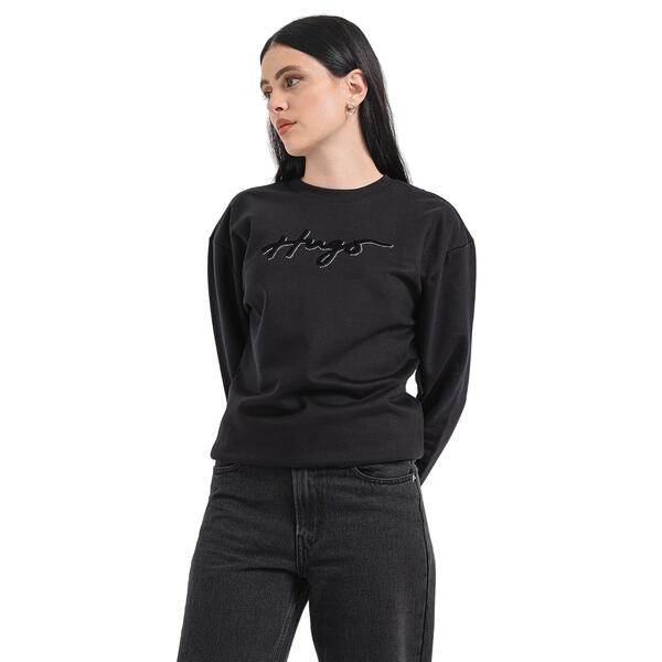 Γυναικείο Φούτερ Hugo Εasy Crew 5 Black 50528579-001