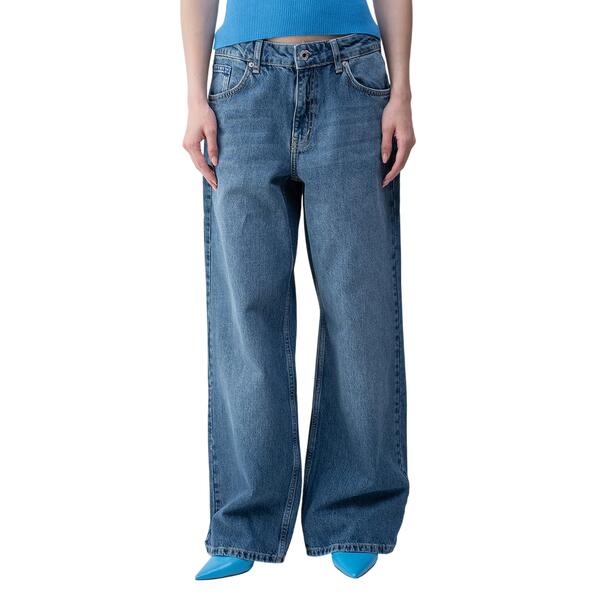 Γυναικείο Jean Karl Lagerfeld Klj Mr Relaxed Denim Washed Dark Blue A2W10044-1CM