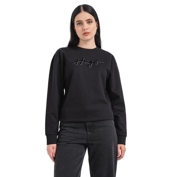 Γυναικείο Φούτερ Hugo Εasy Crew 5 Black 50528579-001