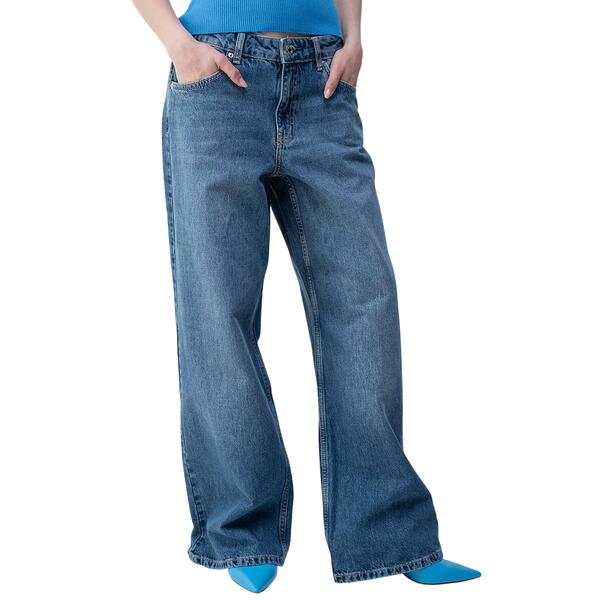 Γυναικείο Jean Karl Lagerfeld Klj Mr Relaxed Denim Washed Dark Blue A2W10044-1CM